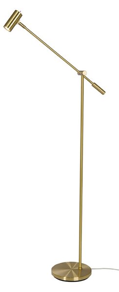 Lampadar Belid, reglabil, Auriu / Alamă, Camera de zi, Metal