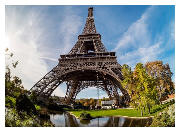Tablou - Turnul Eiffel colorat (70x50 cm)