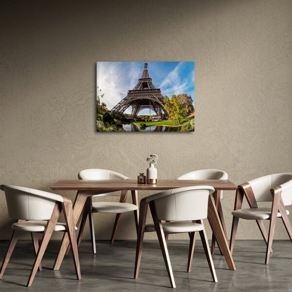 Tablou - Turnul Eiffel colorat (70x50 cm)