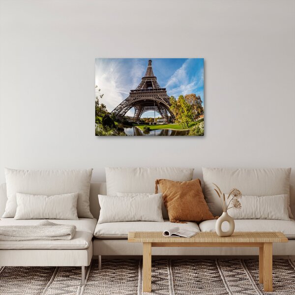 Tablou - Turnul Eiffel colorat (70x50 cm)