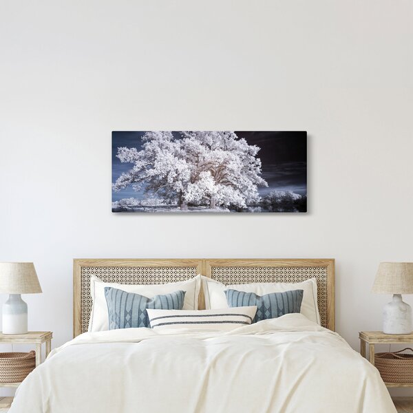 Tablou - Albă ca Zăpada Copac (120x50 cm)