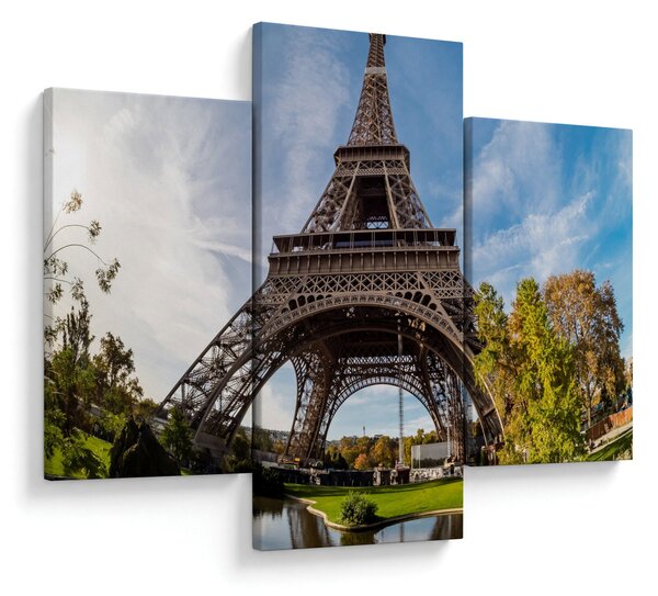 Tablou - Turnul Eiffel colorat (90x60 cm)