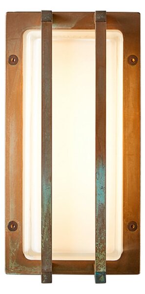 Moretti Luce Aplică de exterior Ice Cubic 3413, alamă antic, reglabil, Bronz / Alamă Veche, Metal