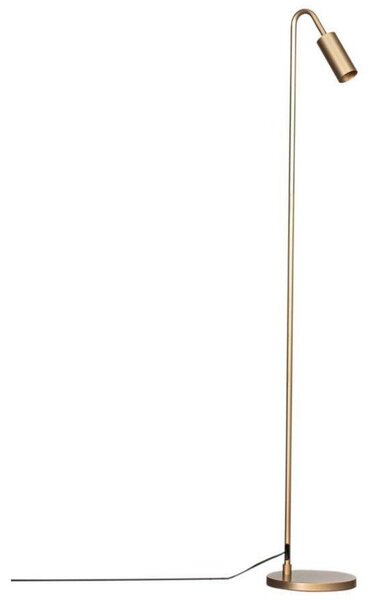Lampadar By Rydéns, Curve, Auriu / Alamă, Camera de zi, Metal, Modern
