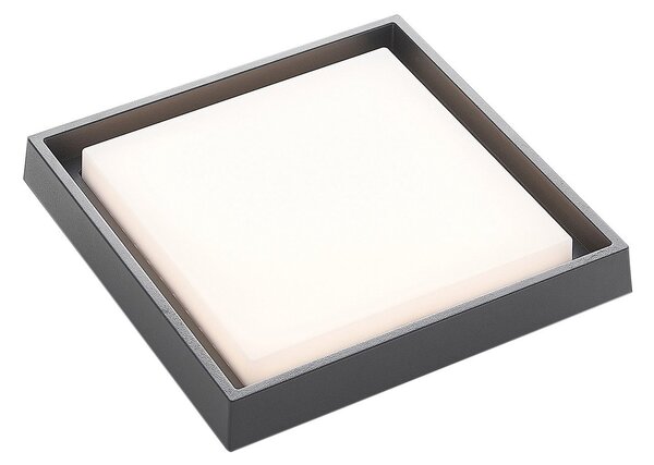 Lămpi de exterior Lucande, Birta, Gri, Metal, Modern
