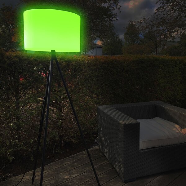 Tint Müller Licht Khaya LED lampă de podea pentru exterior RGBW, reglabil, Alb, Plastic, Modern