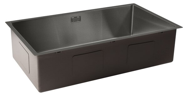 Oltens Hydda chiuveta din otel 76x44 cm negru 71105300