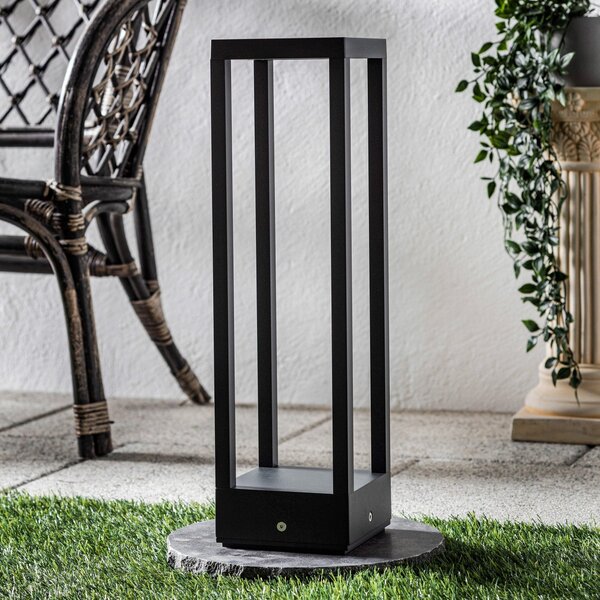 Lampă de Exterior Lucande, Carlota, Negru, Terasă, Metal, Modern