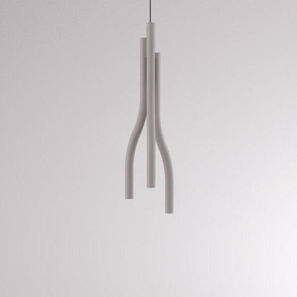Molto Luce Algae M lampă suspendată LED 2.700 K cretă, Bej, Camera de zi / sufragerie, Metal, Modern