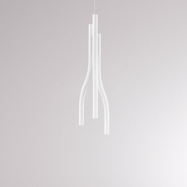 Molto Luce Algae M lampă suspendată LED 2.700 K alb, Alb, Camera de zi / sufragerie, Metal, Modern