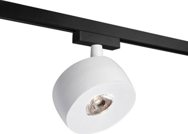 Molto Luce Spot LED Vibo Volare 927 alb/negru 10°, Alb, Camera de zi / sufragerie, Metal, Modern