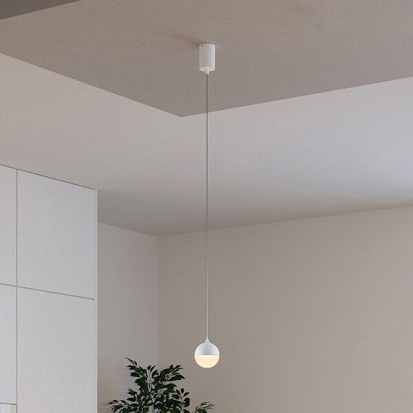Molto Luce Gilo PD lampă susp. LED 3000K alb, Alb, Camera de zi / sufragerie, Metal, Modern, glob