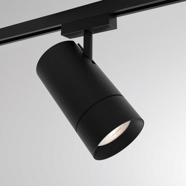 Molto Luce Spot de șină Mova S Volare GU10, negru, Negru, Camera de zi / sufragerie, Metal, Modern