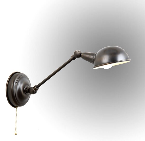 Menzel Anno 1900 - aplică de perete pivotantă, Bronz / Alamă Veche, Camera de zi / sufragerie, Metal, Antichitate