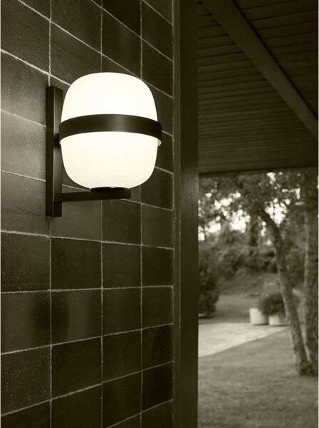 Lampă de Exterior Santa & Cole, reglabil, Negru, Terasă, Metal
