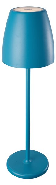 MEGATRON Megatron Tavola lampă LED de masă, acumul, petrol, reglabil, Albastru, Metal, Viața tânără