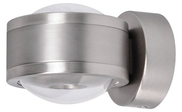 MEGATRON Due Punto Aplică de perete cu LED, titan, reglabil, Gri, Baie, Metal, Modern