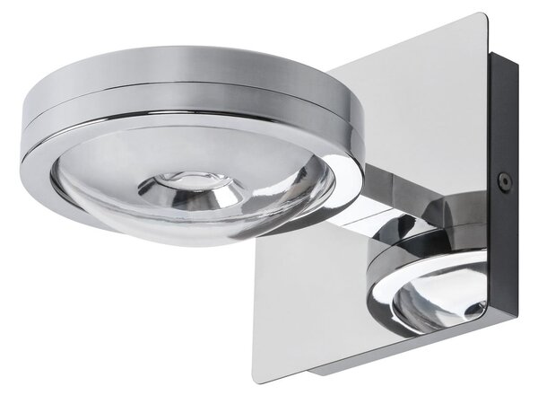 MEGATRON Solo Punto Aplică de perete cu LED, crom, reglabil, Metalic, Baie, Metal, Modern