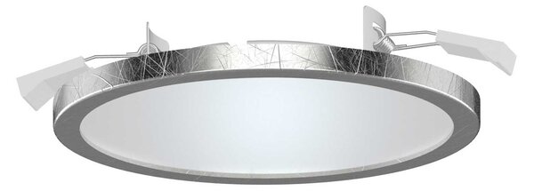 LIGHTME Lightme spot LED încast Aqua Pur Ø14,7cm argintiu, Metalic, Baie, Metal, Modern