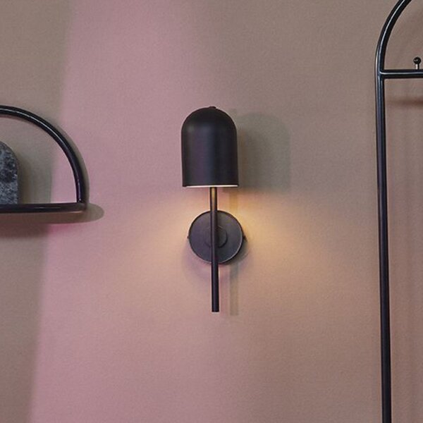 Lampă de perete AYTM, Luceo, reglabil, Negru, Camera de zi, Metal, Design