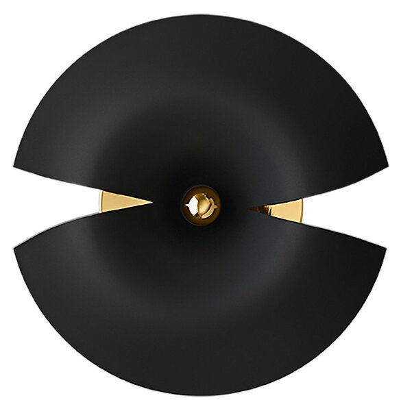 Lampă de perete AYTM, Cycnus, reglabil, Negru, Camera de zi, Aluminiu, Design