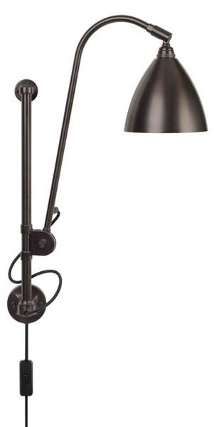 Aplică Bestlite BL5, Ø 16 cm, negru/alamă - GUBI