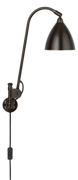 Aplică Bestlite BL6, Ø 16 cm, negru/alamă - GUBI