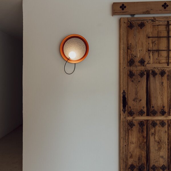 Milan Iluminación Aplică de sârmă Ø 38 cm cupru metalic, reglabil, Cupru, Camera de zi / sufragerie, Metal, Design