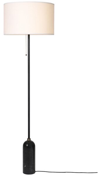 Lampadar GUBI, reglabil, Alb, Camera de zi, Marmură