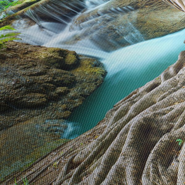 Tablou - Râu cu cascade (90x60 cm)