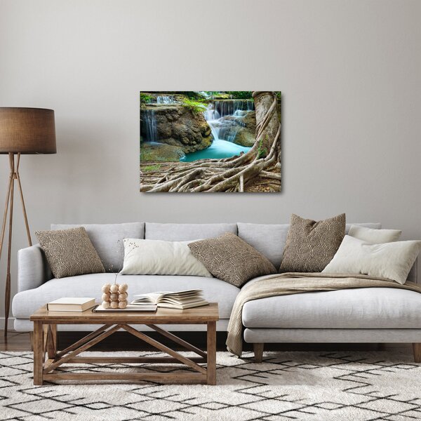 Tablou - Râu cu cascade (70x50 cm)