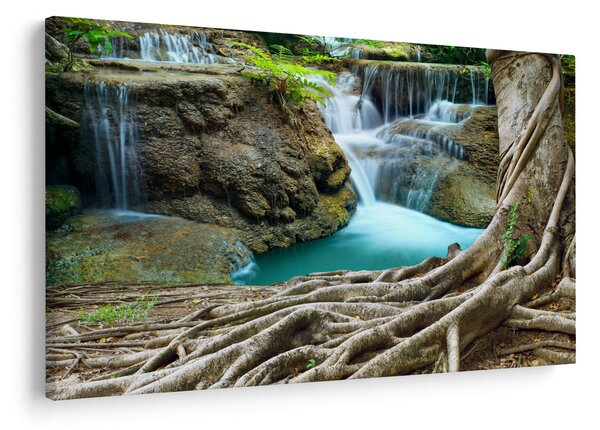 Tablou - Râu cu cascade (90x60 cm)