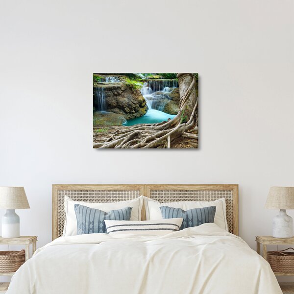 Tablou - Râu cu cascade (70x50 cm)