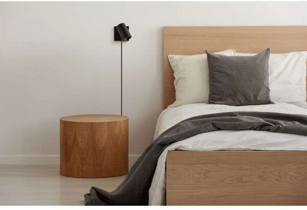 Lampă de perete ANTIDARK, Negru, dormitor, Aluminiu