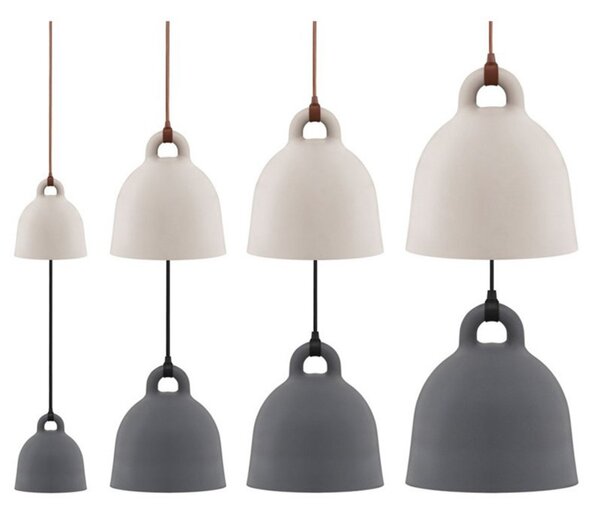 Lustră Pendul Normann Copenhagen, Bej, Camera de zi, Aluminiu