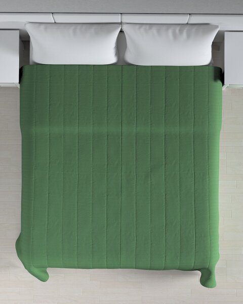 Cuvertura matlasata cu model culoare verde