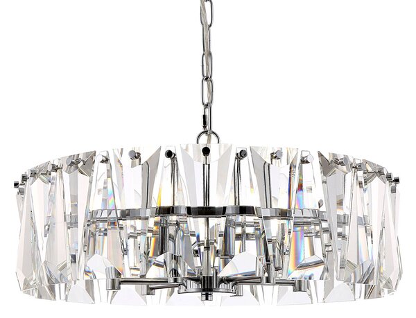 Maytoni Lampă suspendată Puntes Ø 51,7 cm, reglabil, Metalic, Camera de zi / sufragerie, Metal, Modern