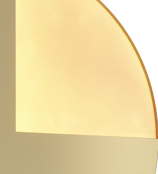 Maytoni Jupiter LED, aurie, Ø 38,1 cm, Auriu / Alamă, Camera de zi / sufragerie, Metal, Modern