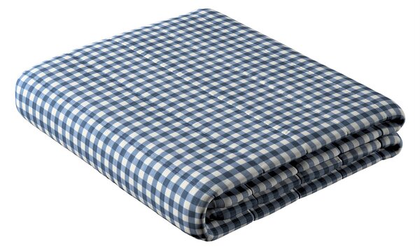 Cuvertura matlasata cu model culoare bleumarin Țesătură cu model