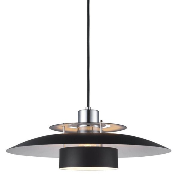 Lustră Pendul Halo Design, Negru, Camera de zi, Metal
