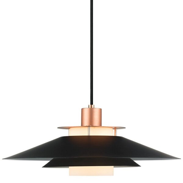 Lustră Pendul Halo Design, Negru, Sala de mese, Metal