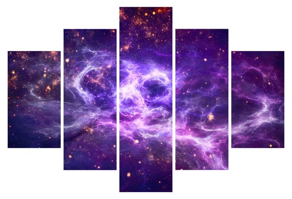 Tablou - Universul violet (150x105 cm)