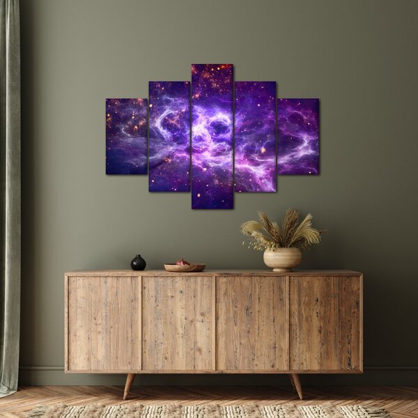 Tablou - Universul violet (150x105 cm)