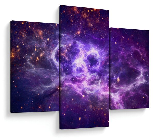 Tablou - Universul violet (90x60 cm)