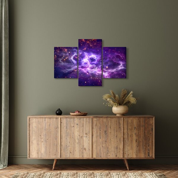Tablou - Universul violet (90x60 cm)