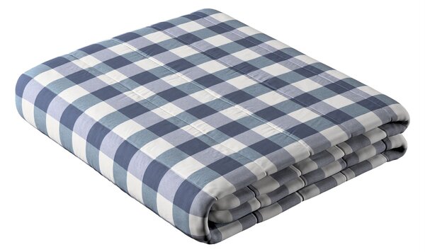 Cuvertura matlasata cu model culoare bleumarin Țesătură cu model