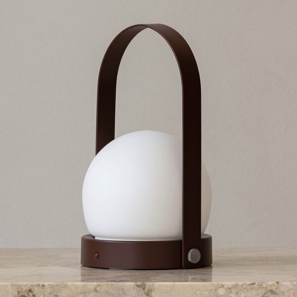 Audo Copenhagen Carrie lampă deco LED acumulator IP44, negru, reglabil, Negru, Camera de zi / sufragerie, Metal, Design