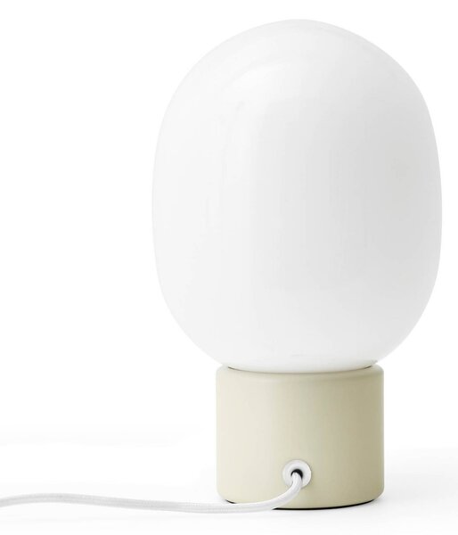 Audo Copenhagen JWDA lampă de masă din oțel, alabastru, reglabil, Alb, Camera de zi / sufragerie, Sticlă, Design