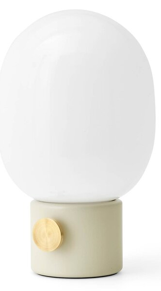 Audo Copenhagen JWDA lampă de masă din oțel, alabastru, reglabil, Alb, Camera de zi / sufragerie, Sticlă, Design