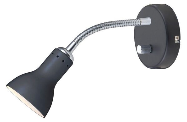 Lampă de perete Halo Design, Negru, Metal